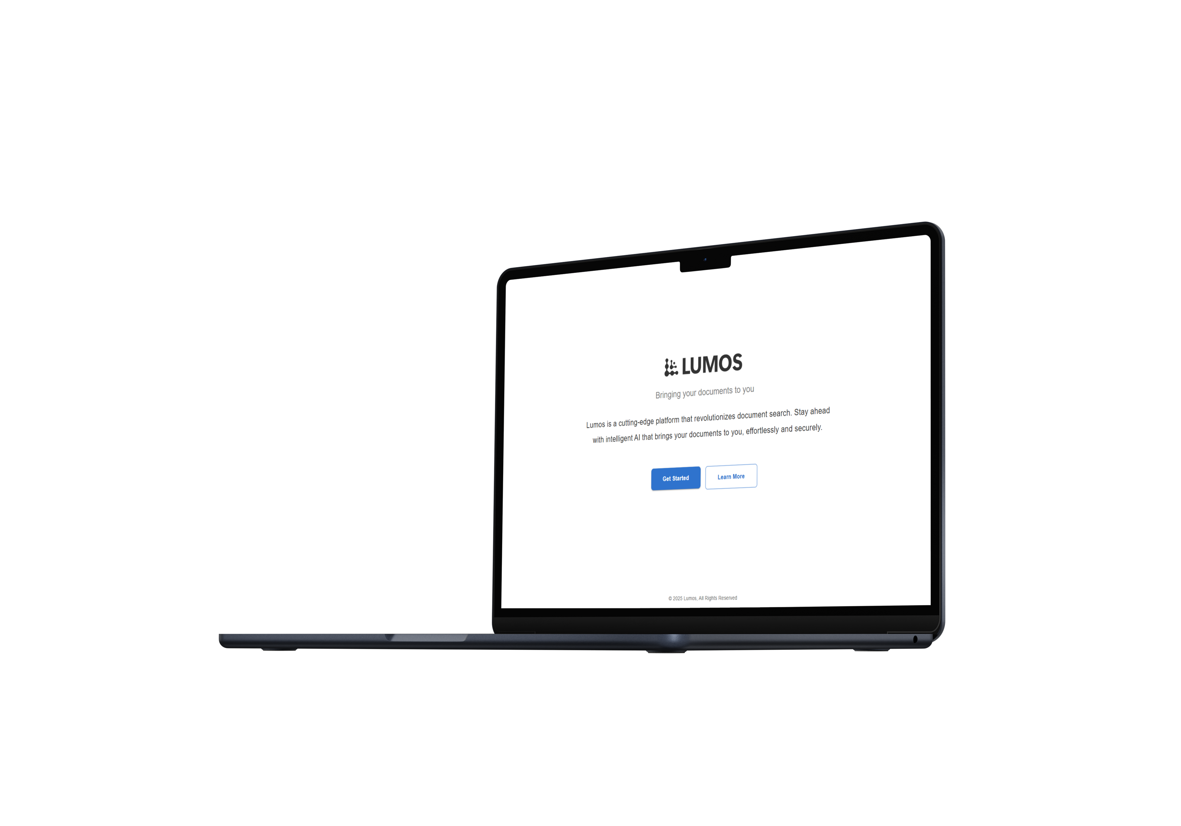 Landing page left facing